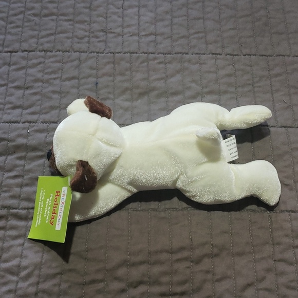 Cute Brown and White Puppy Plushy - Picture 4 of 4